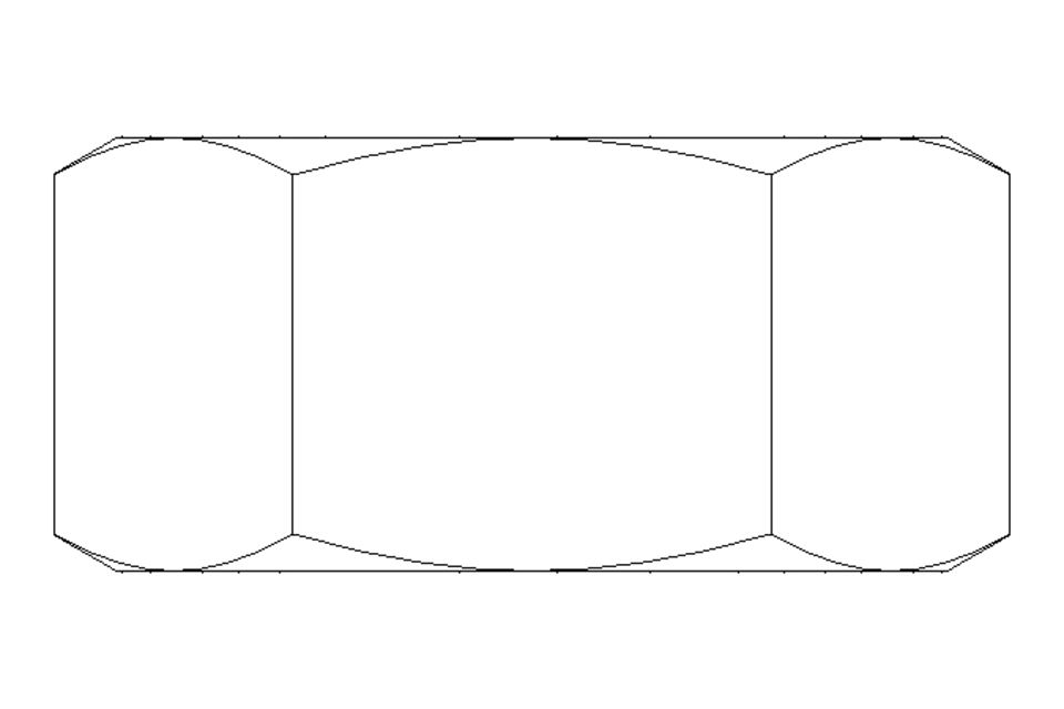 Hexagon nut M8 St-Zn DIN934