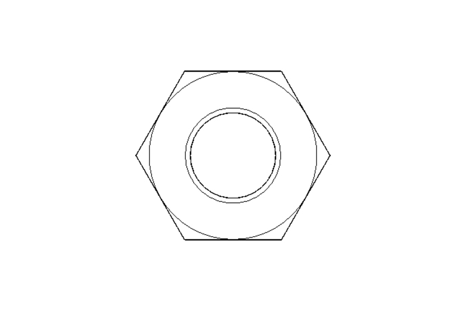 Sechskantmutter M8 St-Zn DIN934