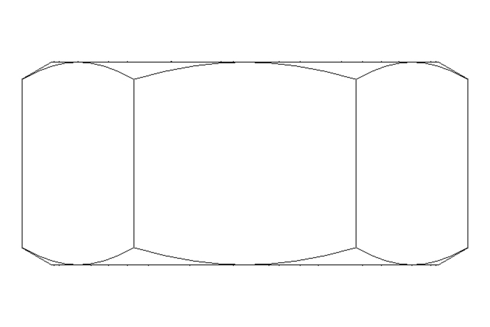 Hexagon nut M10 St-Zn DIN934