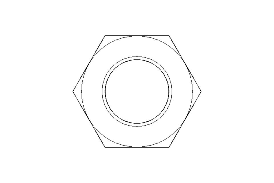 Hexagon nut M16 St-Zn DIN934