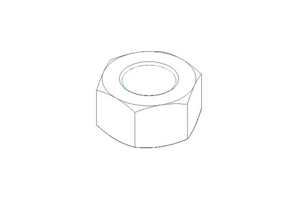 Hexagon nut M16 St-Zn DIN934