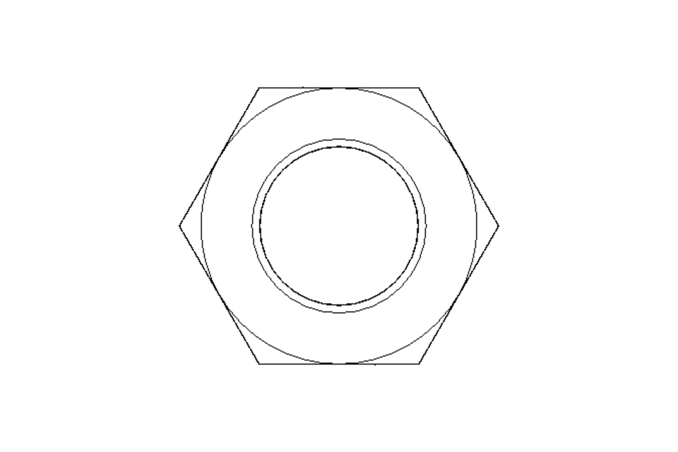 Hexagon nut M16 A2 DIN934