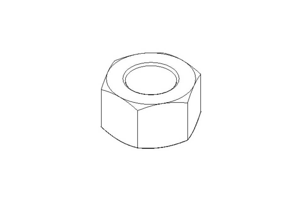 Hexagon nut M20 St-Zn DIN934