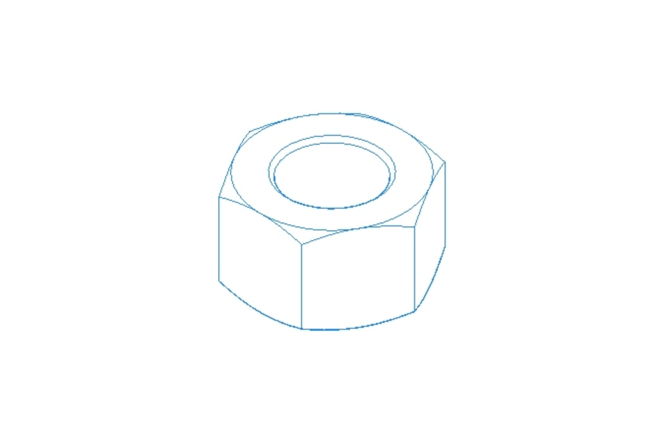 Écrou hexagonal M24 A2 DIN934