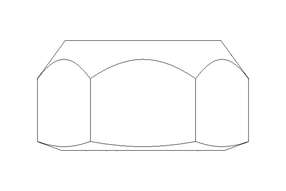 Hexagon nut M6 St-Zn DIN980