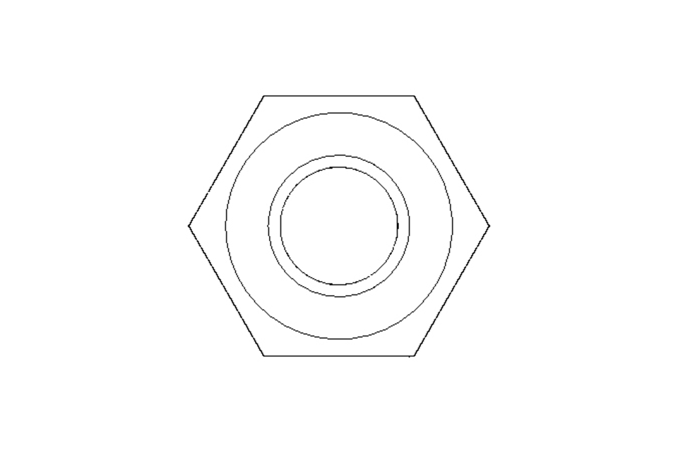 Hexagon nut M3 A2 DIN985