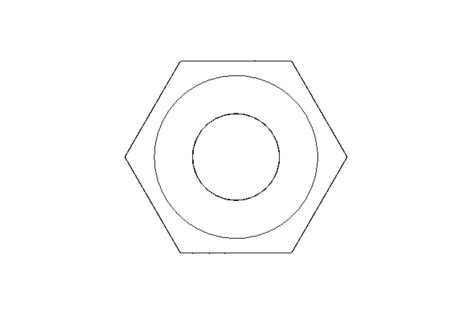 Hexagon nut M3 A2 DIN985