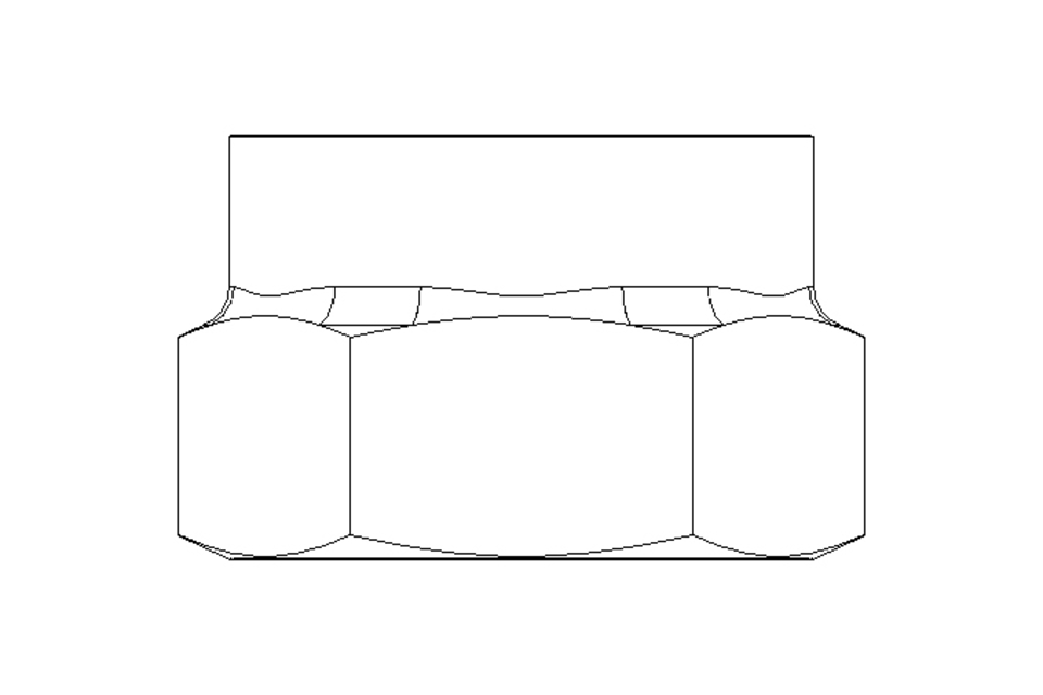 Hexagon nut M4 A2 DIN985