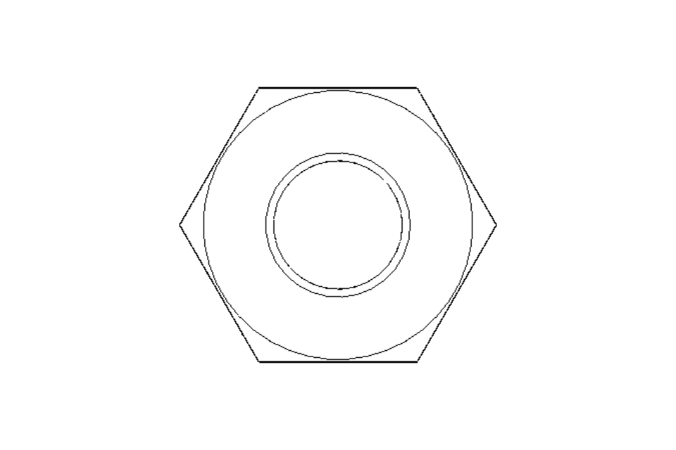 Hexagon nut M4 A2 DIN985