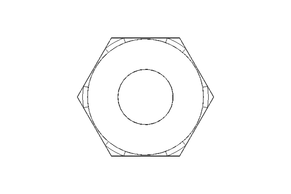 Sechskantmutter M4 A2 DIN985