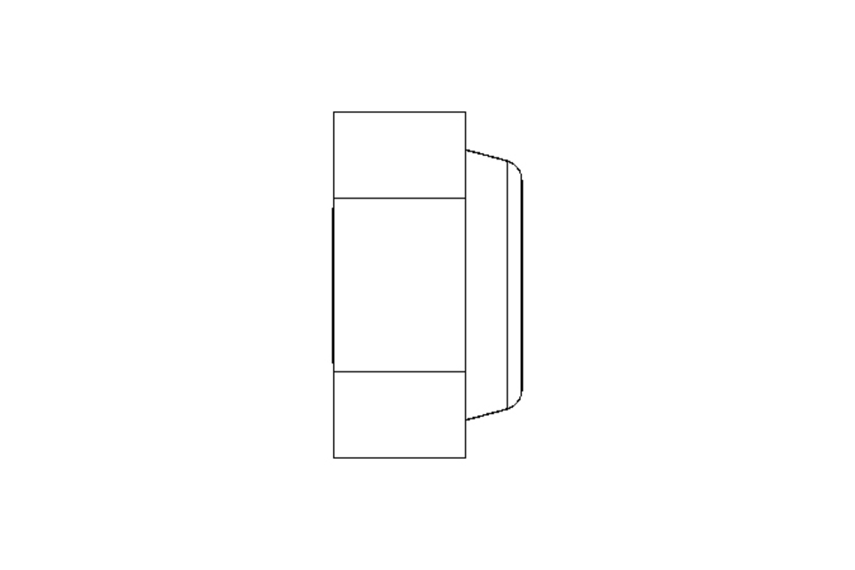 Hexagon nut M5 A2 DIN985