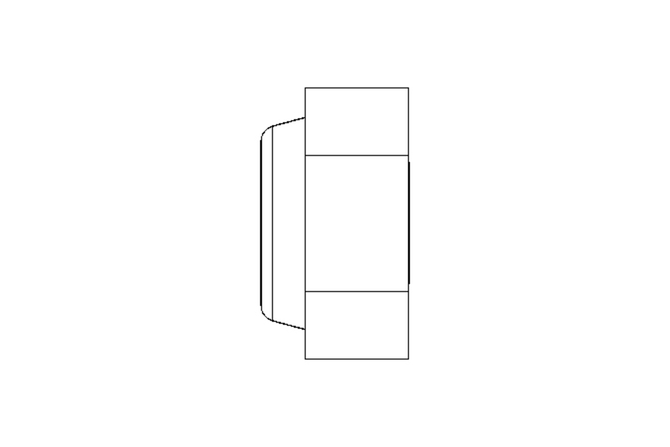 Hexagon nut M5 A2 DIN985