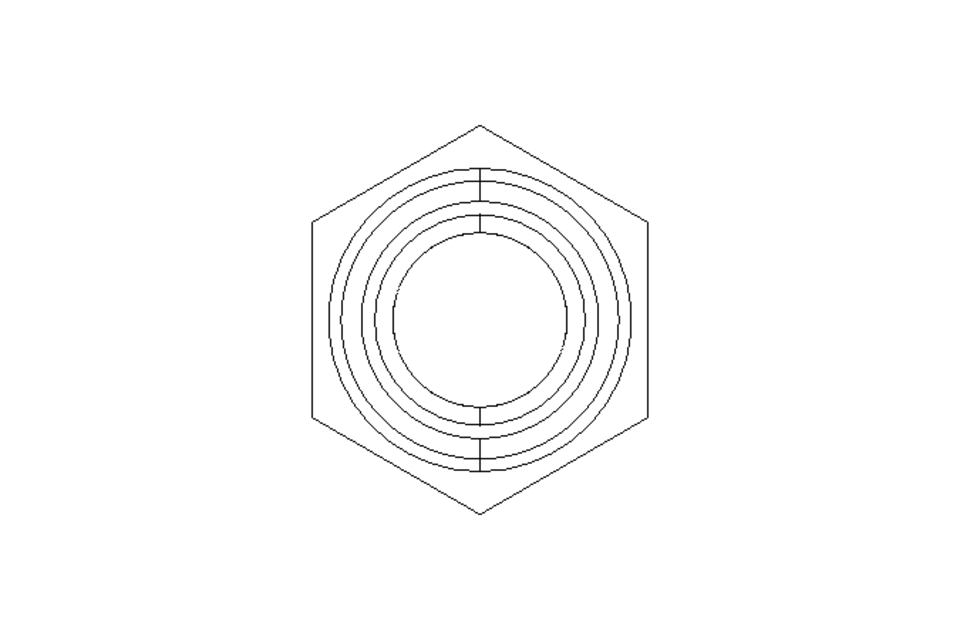 Écrou hexagonal M5 A2 DIN985