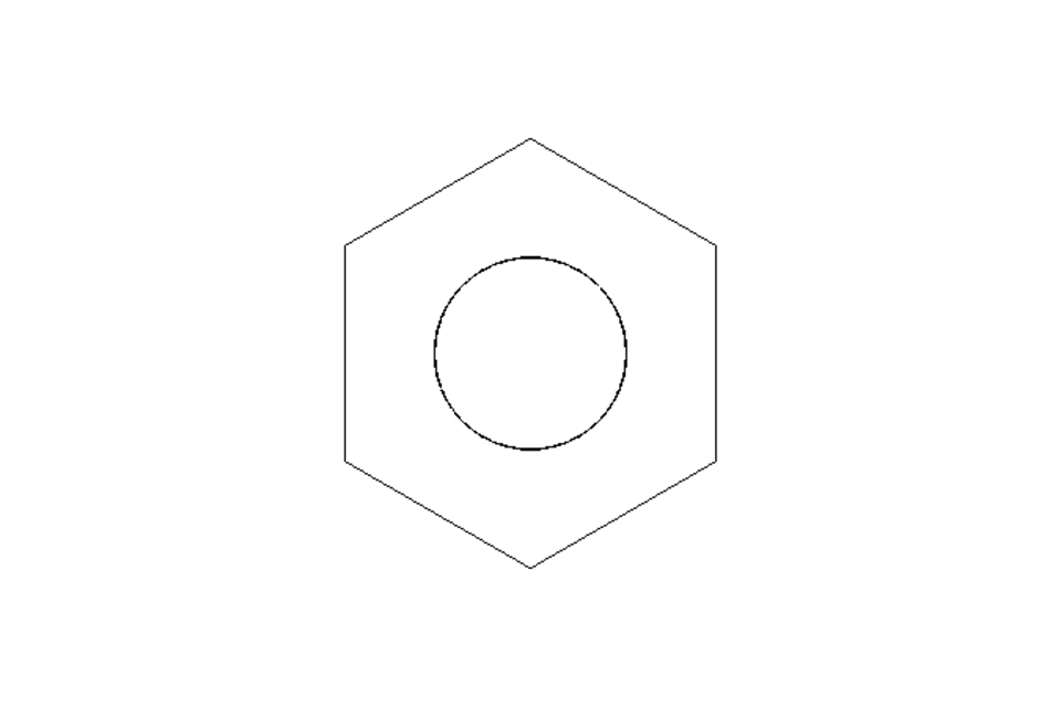 Hexagon nut M5 A2 DIN985