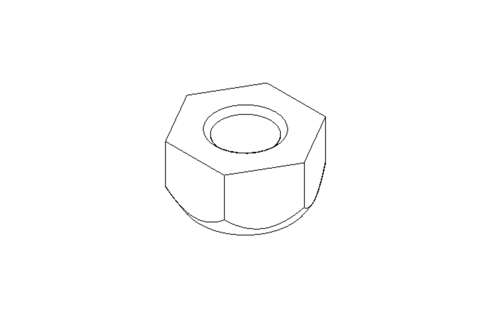 Hexagon nut M10 St-Zn DIN985