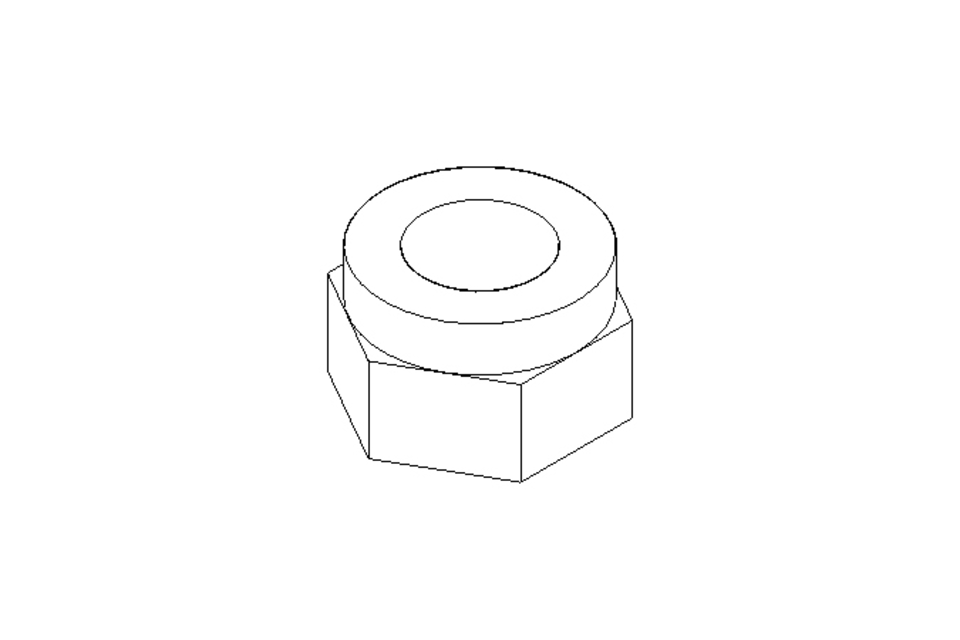 Écrou hexagonal M16 St-Zn DIN985