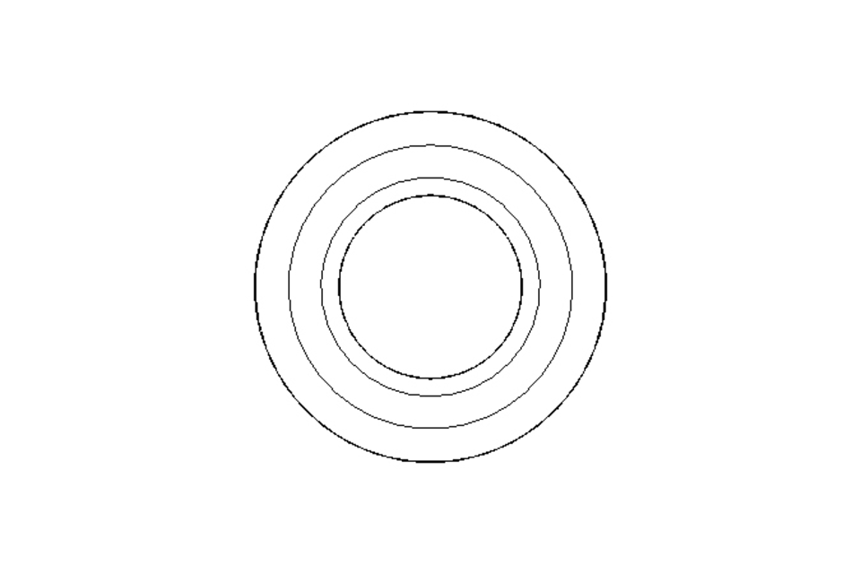 Threaded bush M5x7 St-Zn