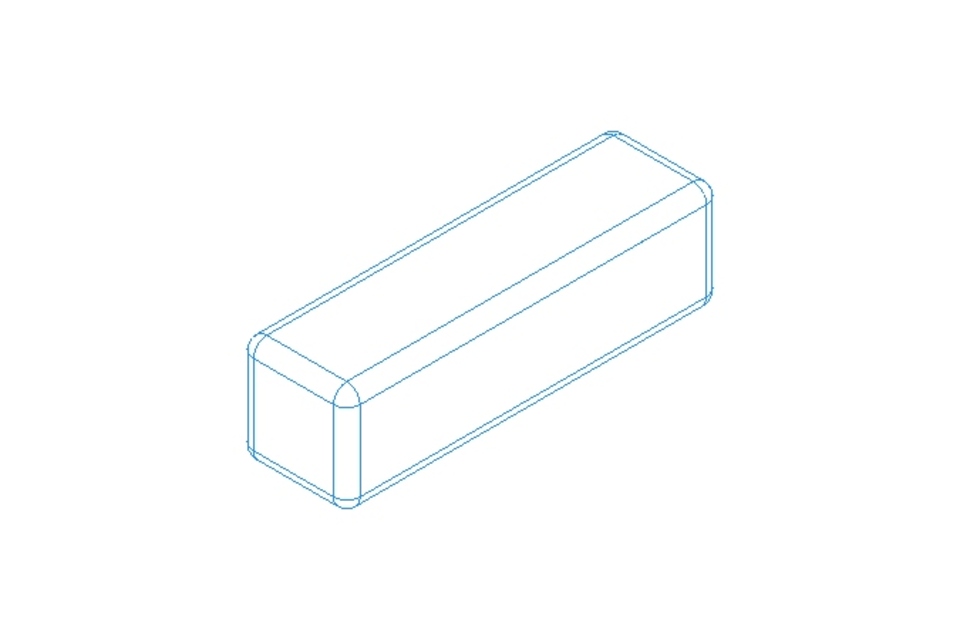 Passfeder DIN6885-1 B 14x4x4 1.0503+CR