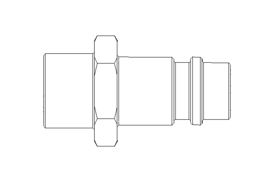 Coupling plug R1/4