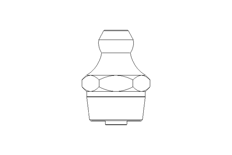 Grease fitting AM 10x1 DIN 71412