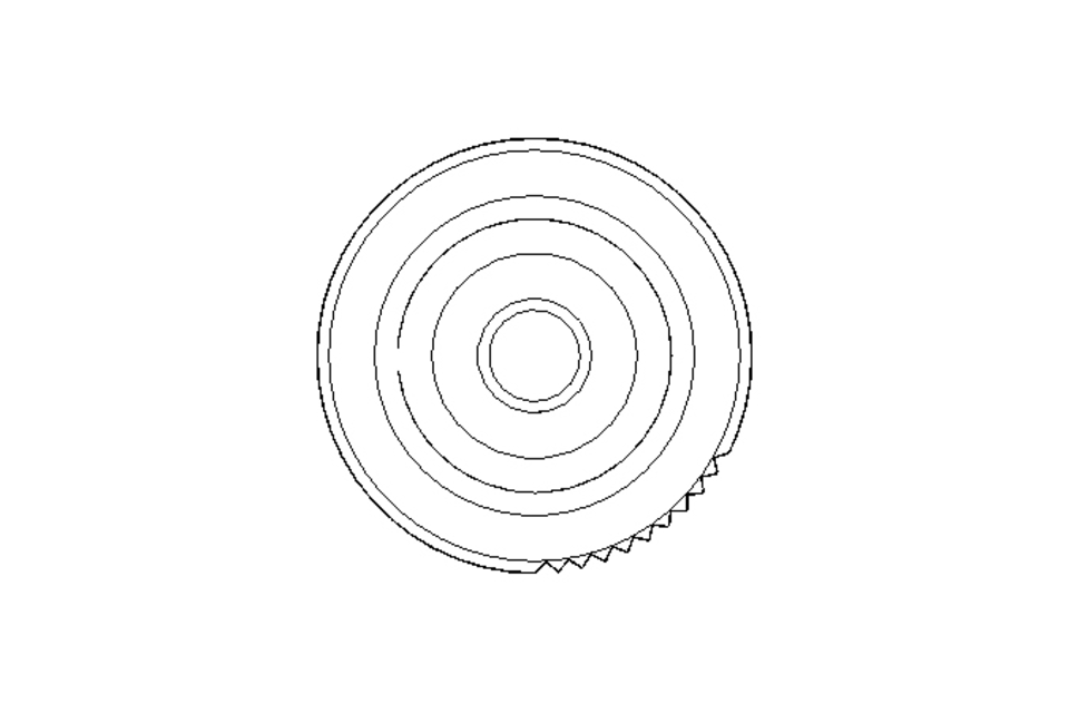 KNURLED SCREW  GN 421  M5 x 10