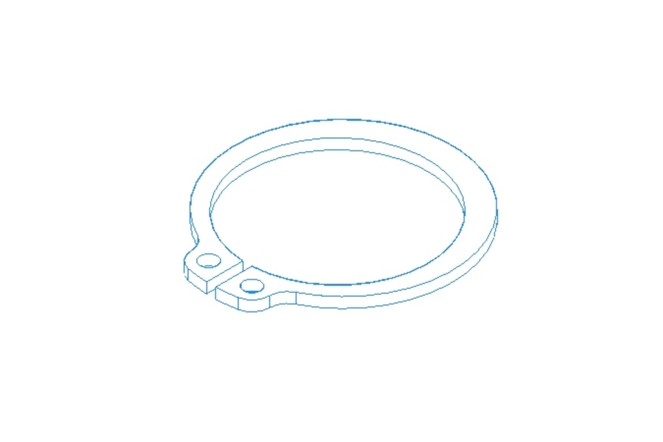 Tear-off ring 22x1.2 A2 DIN471