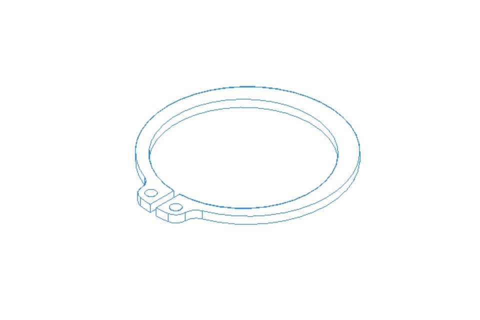 Tear-off ring 30x1.5 A2 DIN471