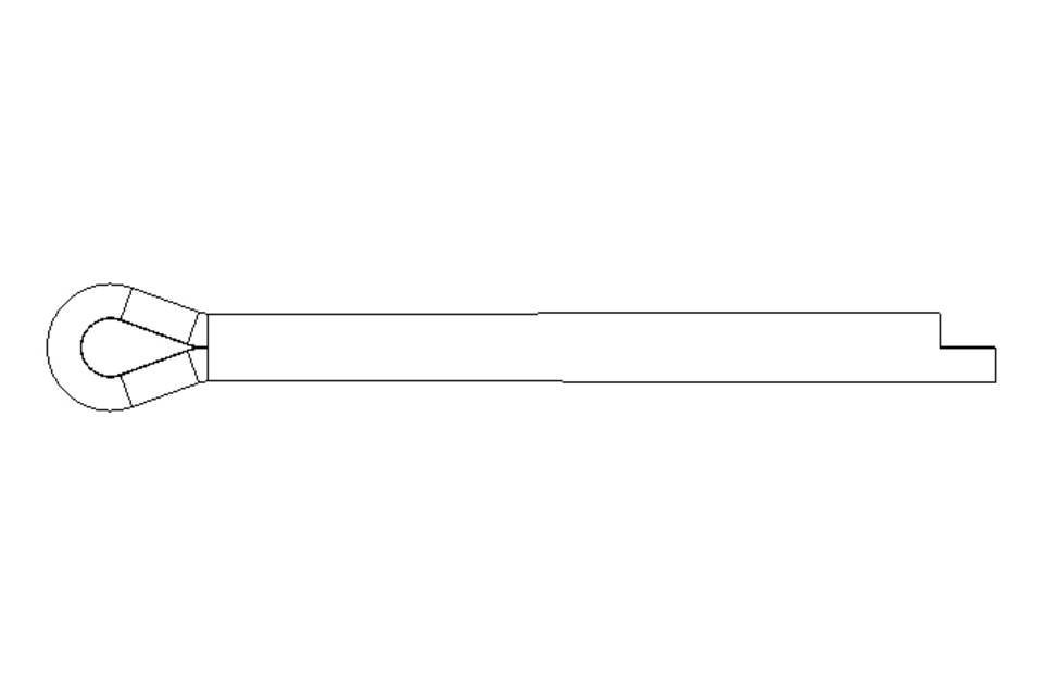 Cotter pin ISO1234 2x20 A2