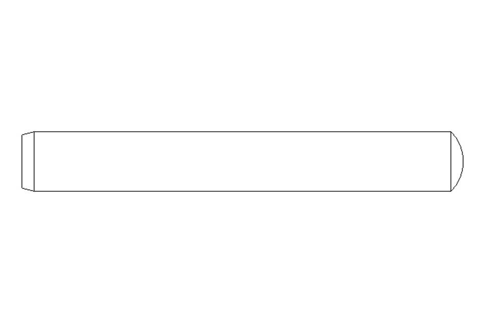 Zylinderstift ISO 2338 6 m6x45 A2