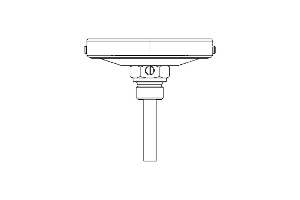 Thermometer G1/2 0-200 Grad C