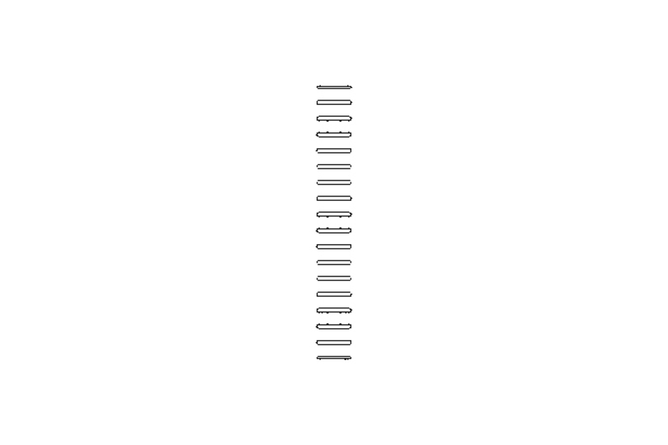 Pressure spring D1=5.5 D2=4.5 L=44.5