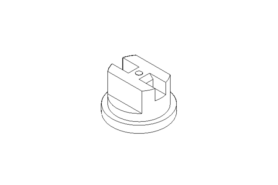 NOZZLE W/ELONGATED ORIFICE TP-6504-SS