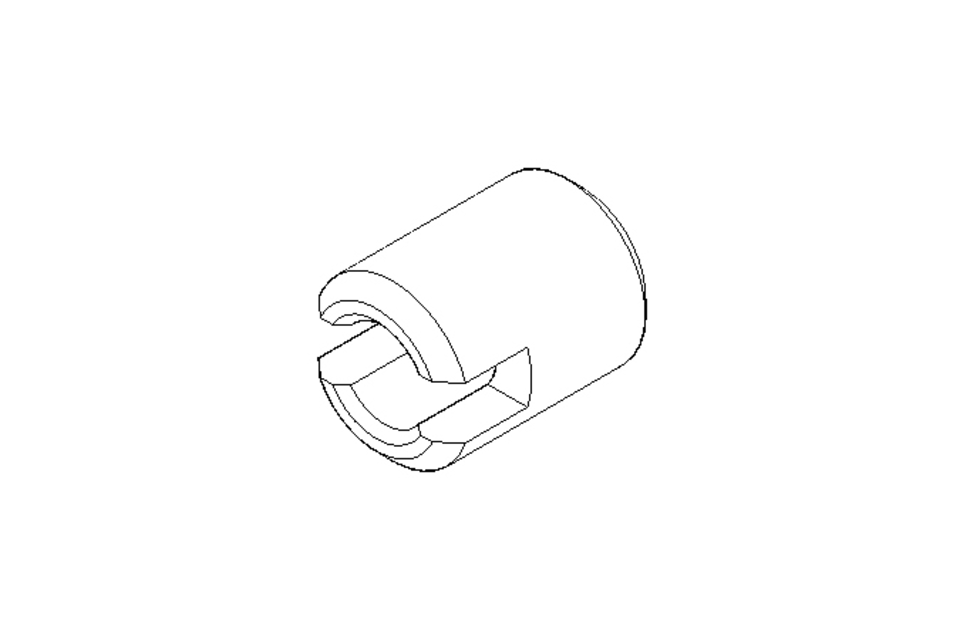 Threaded insert M4x8 A2