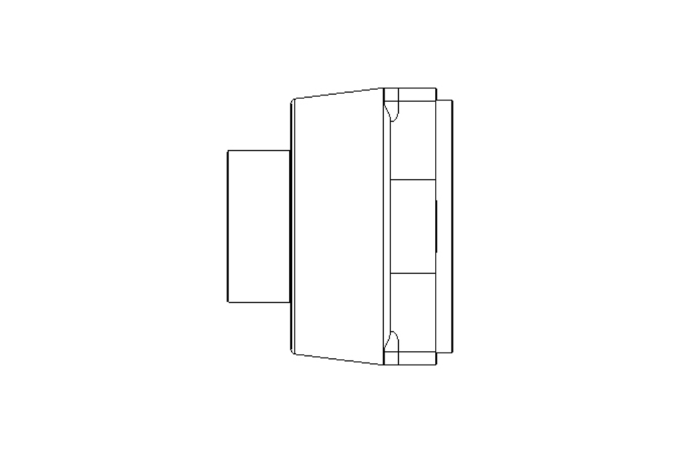 Flange bearing RCJTZ KRR-B 20x60.5x45.6