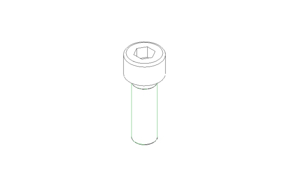 Vis cyl. M8x25 12.9 DIN912-flZn/TL/720h