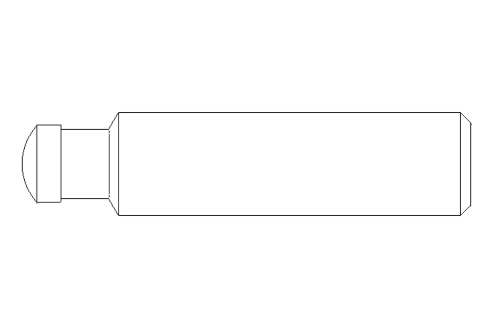 Gewindestift M8 H=35