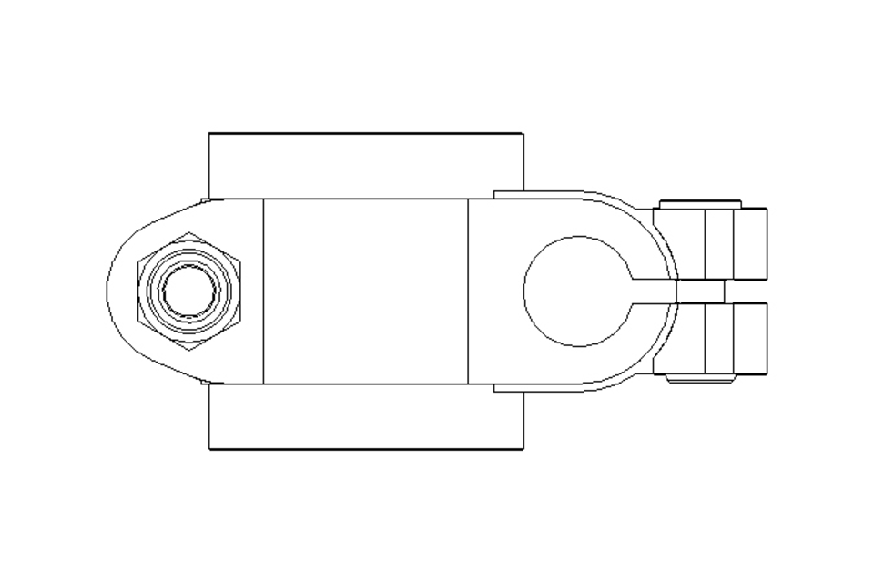 Abrazadera transversal D=20 B=40