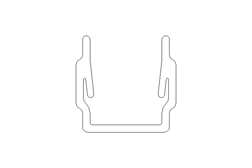 Profildichtung B=8