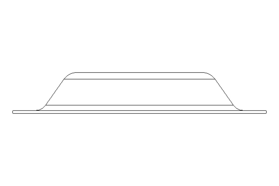 Membrane/diaphragm D=50 L/H=8 EPDM