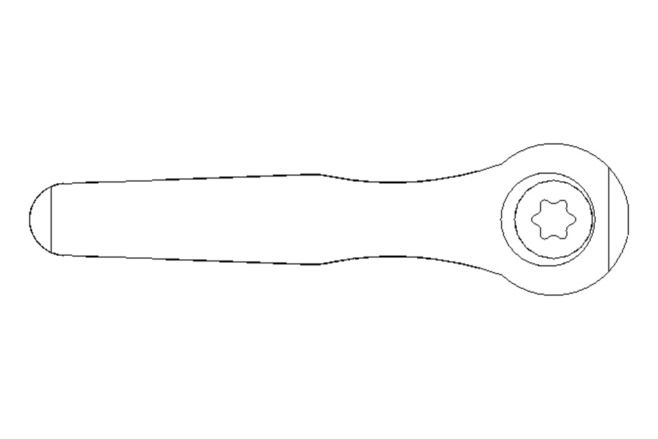 Clamping lever adjustable Size 4 M12x45