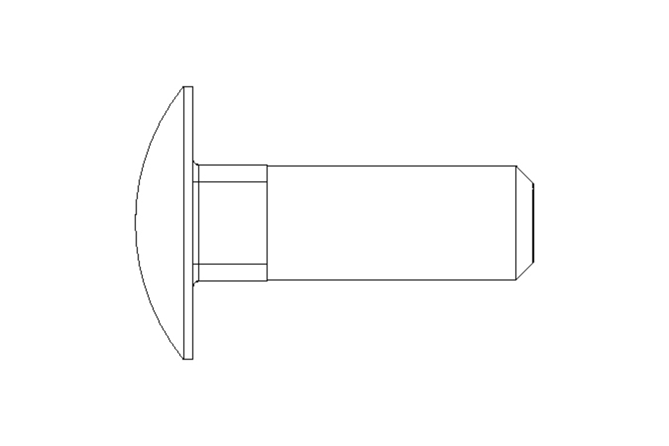 Flachrundschraube M10x30 A2 DIN603