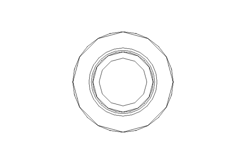 Vis cyl. M6x170 8.8 DIN912-ZnNi/T2/720h