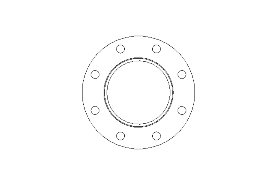 FLANGE DN80 ISO FORM R 1.4539