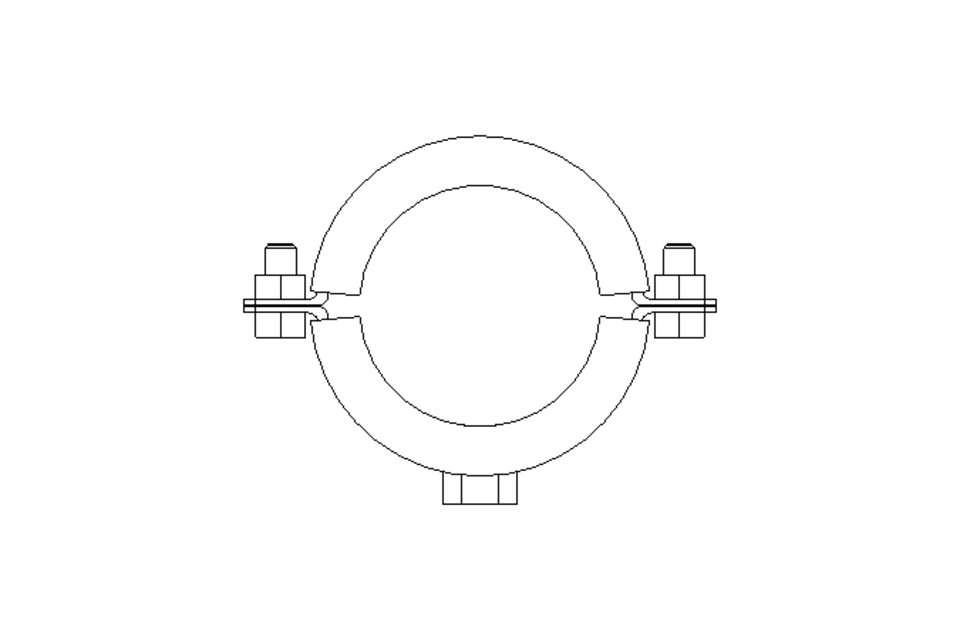 2S-Zweischraubenschelle 44-49 mm