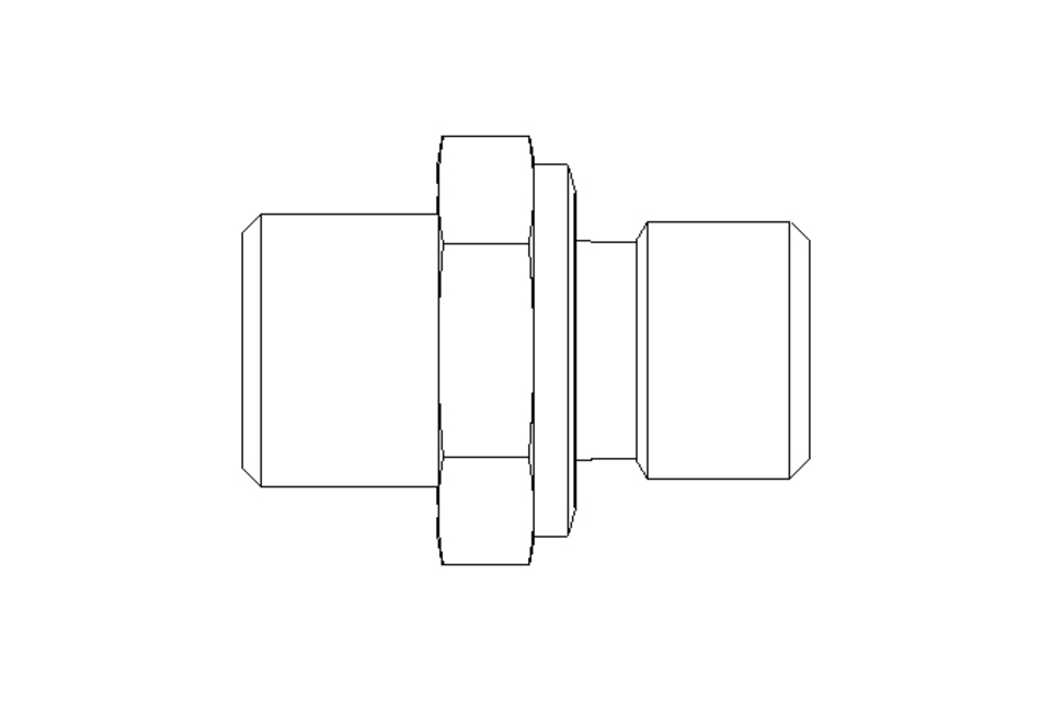 Connecting piece L 8 G1/4