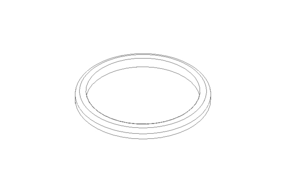 Sealing ring G DN50 MVQ DIN11851