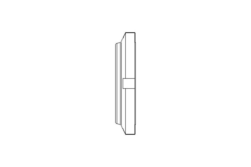 Slotted nut M45x1.5 St-Zn