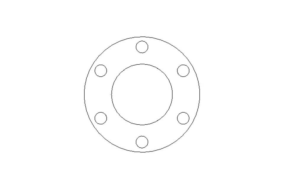 APV-Flansch ohne Nut PN25 DN65