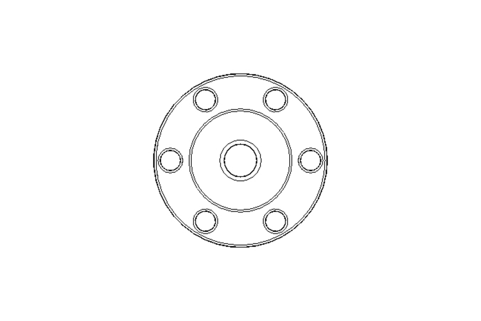 Threaded nut TR10x2 PA