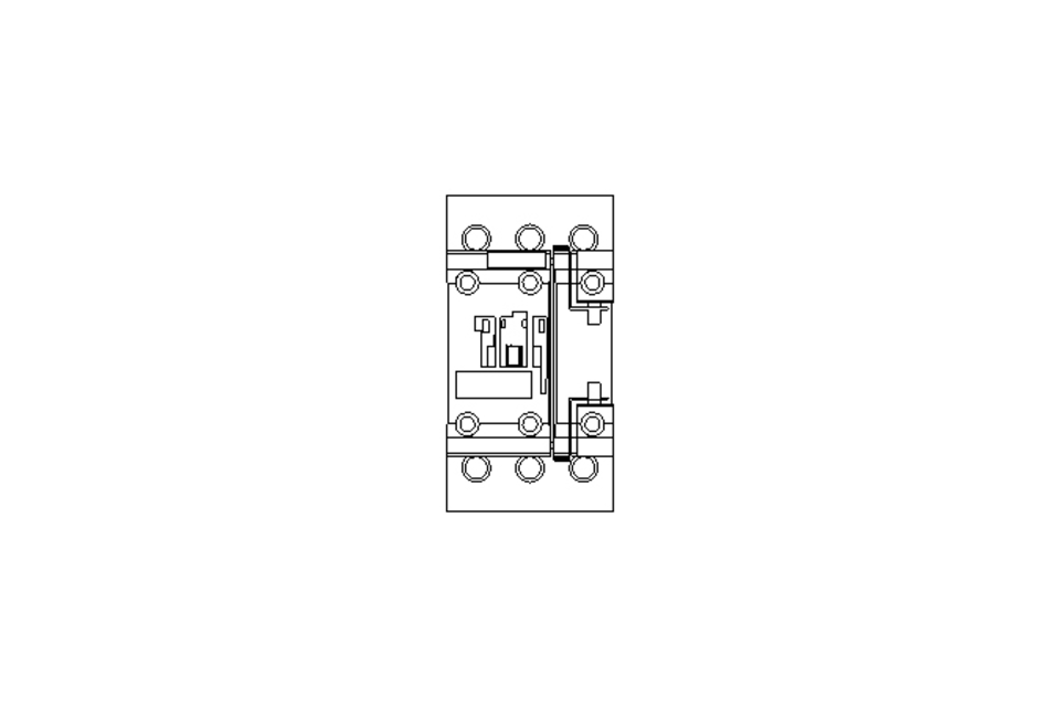 Contator tripolar AC3 11kW 25A 400V